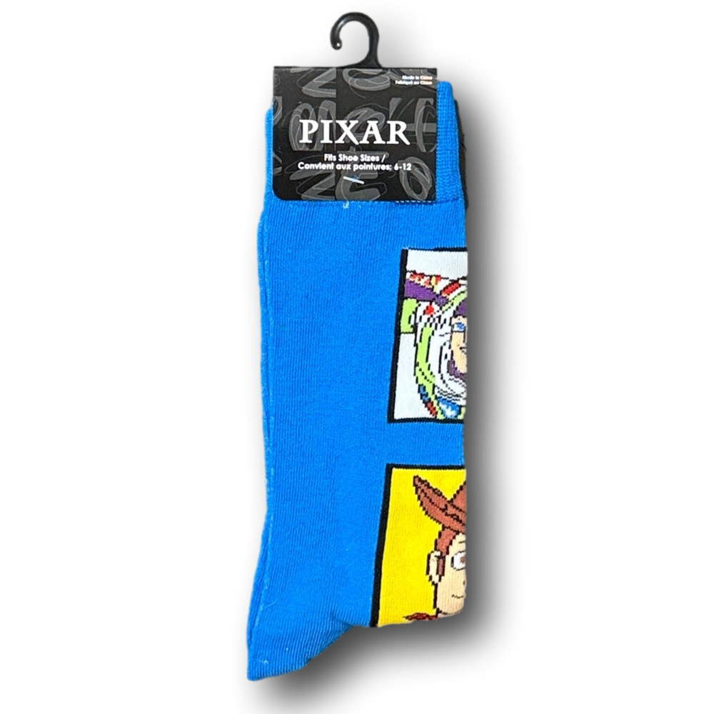 3/$20 Toy Story Woody, Buzz Lightyear, & Alien Pixar Funny Crew Socks - NWT